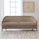 نمونه شبیه سازی شده پارچه مبلی آلدو کرم طرح پتینه فروشگاه پارچه مبلی کارما